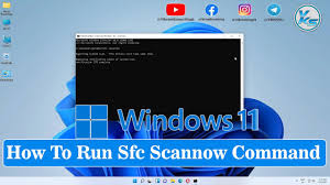 how to run sfc scannow system file