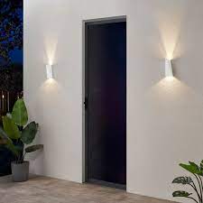 Small White Led Outdoor Wall Light
