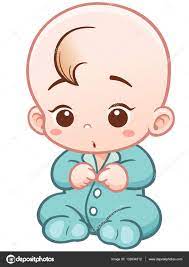 cartoon cute baby stock vector by