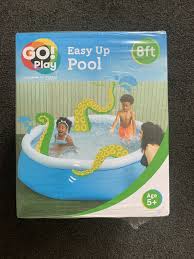tesco carousel easy up 8ft pool with