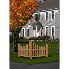 Vita Corner Composit Picket Fence