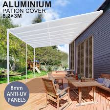 Details About Diy Pergola Roofing Patio Cover Kit 6 2m X 3m Outdoor Veranda Roof Carport