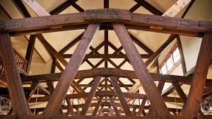 reclaimed wood ceiling beams hand