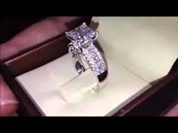 Princess Cut Diamond Engagement Ring Vs2 Clarity Grade