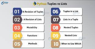 python tuples vs lists comparison
