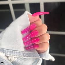 For simple yet chic nails, paint your nails with light pink, but for one finger make use of. Clear Acrylic Nails We Adore