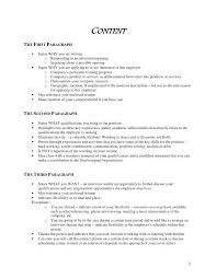 3 Paragraph Cover Letter Template Cover Letter Template