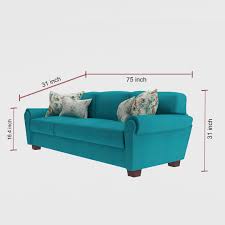 3 seater sofa in pine color