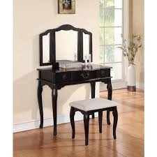 black bedroom vanity set