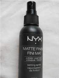 nyx matte finish setting spray review
