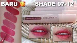 no 07 12 wardah colorfit lip paint