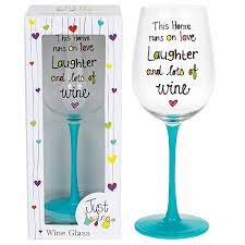 Just Saying Wine Glass Home Hollygrove