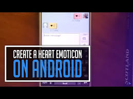 heart emoticon on android phones