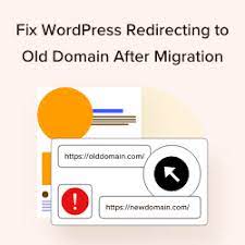 fix wordpress redirecting to old domain