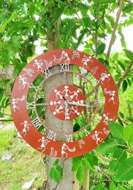 Warli Art Wall Clock Lets Have Some