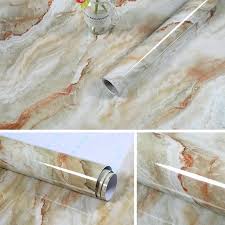 5m Waterproof Marble Wallpaper