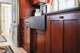 1/2 thick laminated printed birch wood grain or white melamine with dado joints and adhesive. Kitchen Cabinet Design For Period Houses Old House Journal Magazine