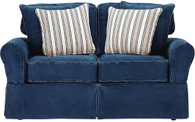 Blue Denim Loveseat Denim Sofa
