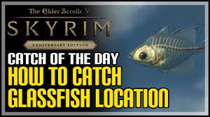 How to Catch Glassfish Skyrim - YouTube