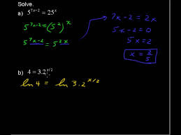 how to solve exponential equations