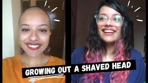 growing out a shaved or bald head