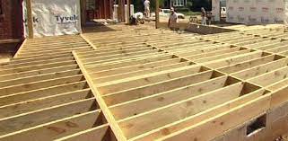 floor joist spans for home building