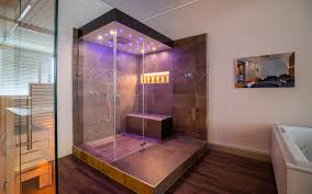 Dampfdusche relax 140cm dampfsauna sauna freistehend schwarz 1400 x 1000 x 2190 mm. Dampfbad Ausstellung Von Sauna World Besuchen