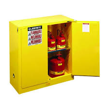 flammable storage cabinet self closing