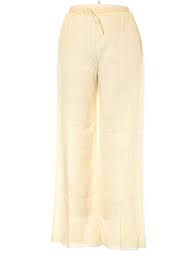 Details About Nwt Marina Rinaldi Women Ivory Linen Pants 20 Plus
