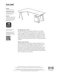 One unlocks the leg by unscrewing it (anti or counter clockwise) to change the height. Ikea Galant Desk Extension Frame For Half Round Quarter Round Top 900 568 89 Home Garden Patterer Furniture