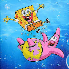 Spongebob Patrick Canvas Wall Art 12x16
