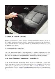 Door cleaning and door jamb cleaning. Benefits Of Hiring Professional Car Upholstery Cleaning Services
