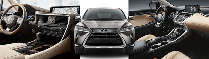 compare the lexus rx and nx