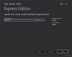 how to install sql server express edition