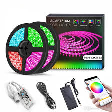 Dream Color Led Strip Lights 32 8ft 10m Bluetooth Led Chasing Light With App Waterproof 12v 5050 Rgb Color Changing Rope Light Kit Flexible Battery Led Strip Lights Usb Led Light Strip From Flymall