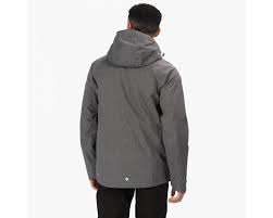 Mens Glyder V Waterproof 3 In 1 Jacket Magnet Grey Black