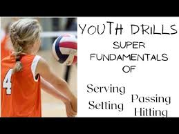 youth volleyball skill drill stations