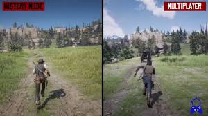 Red Dead Redemption 2 Compare The Graphics Of The Campaign
