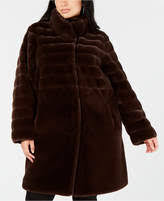 Plus Size Faux Fur Coat