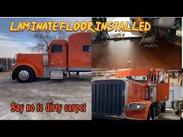 big orange peterbilt 389 laminate floor