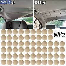 Roof liner is the fabric that covers the inner side of the ceiling of your car. 60 Pcs Diy Roof Lining Repair Kit Fix Sagging Headliner Pin Buckle Screw No Glue For Truck Car Van Screw Liner Ceiling Repair Auto Fastener Clip Aliexpress