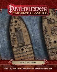 Pathfinder Flip Mat Classics Pirate Ship Jason A Engle