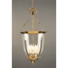 Lantern Bell Shaped Glass Pendant