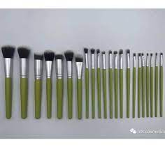 23 pieces kabuki brush set lemon