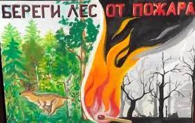 Раскраски на тему берегите лес от пожара
