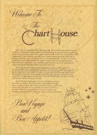 Details About The Chart House Menu 1976 Multiple Locations