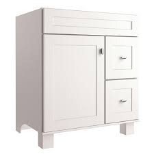 48 double sink bathroom vanity cabinet combo glass、marble top grey paint wood w/faucet, mirror&drain set (solid wood + marble top) 3.9 out of 5 stars 29. Diamond Freshfit Palencia 30 In White Bathroom Vanity Cabinet Lowes Com White Vanity Bathroom Bathroom Vanity Cabinets Bathroom Vanities Without Tops