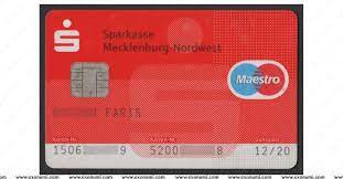 American express includes the cvv code on the front of the card, typically printed on the right just above your account number. Germany Sparkasse Mecklenburg Nordwest Maestro Debit Card