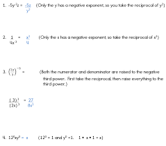 Negative And Zero Exponents