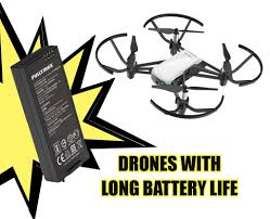 best drones with long battery life how